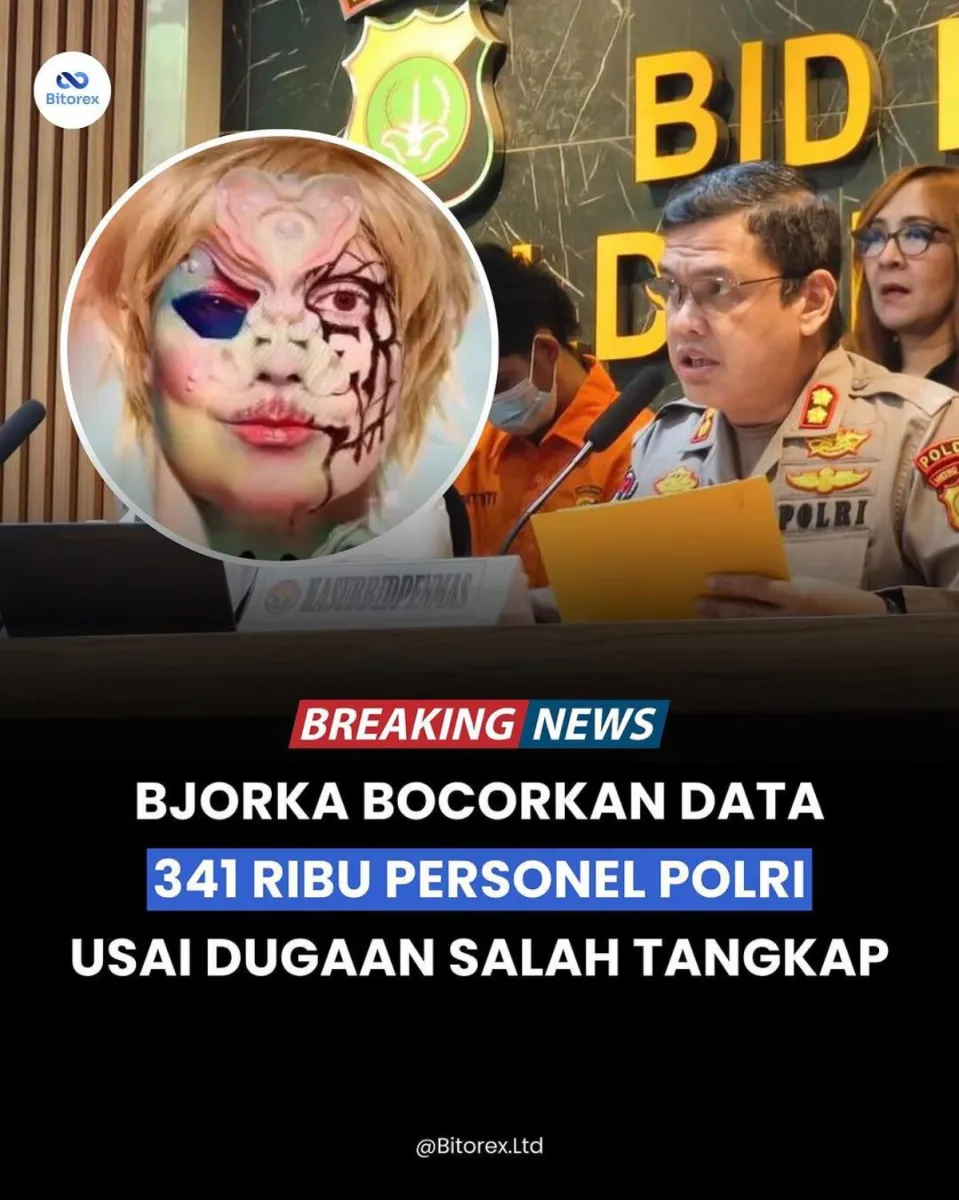 Bjorka Balas Dendam! Bocorkan Data 341 Ribu Personel Polri Usai Penangkapan "Bjorka Palsu" WFT, Pakar Siber: Ini Bukan yang Asli