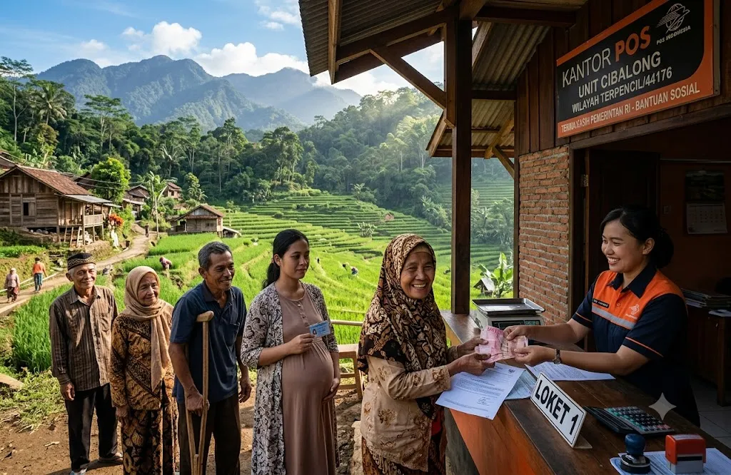 Khusus Wilayah Terpencil! Begini Cara Mudah Mencairkan Bansos PKH-BPNT Juli 2026 di Kantor Pos
