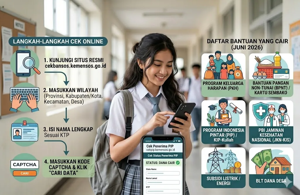 Jadwal Pencairan PIP Juni 2026 Terbaru, Simak Cara Cek Lewat HP