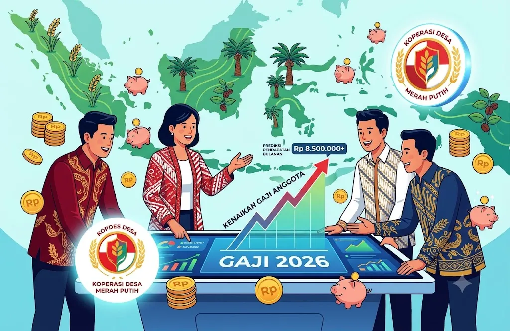 Update Gaji Pengurus Kopdes Merah Putih Terbaru 2026