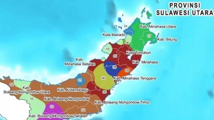 Daftar kabupaten kota di provinsi sulawesi utara sulut