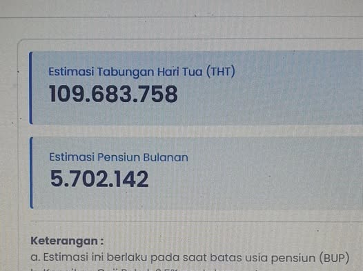 Cara Mudah Cek Estimasi THT dan Pensiun Bulanan ASN di Aplikasi My ASN