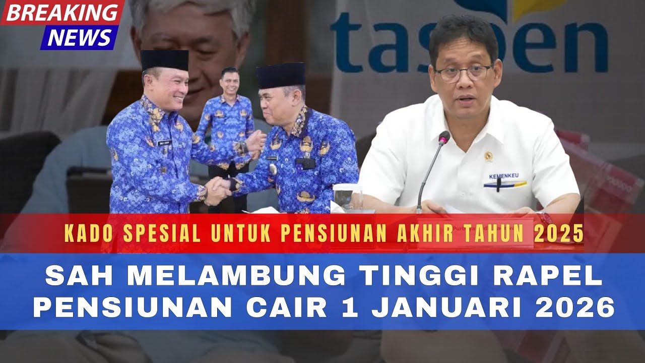 MELAMBUNG TINGGI? Cek Fakta Rapel Pensiunan 1 Januari 2026 dan Heboh Pesangon Rp1 Miliar