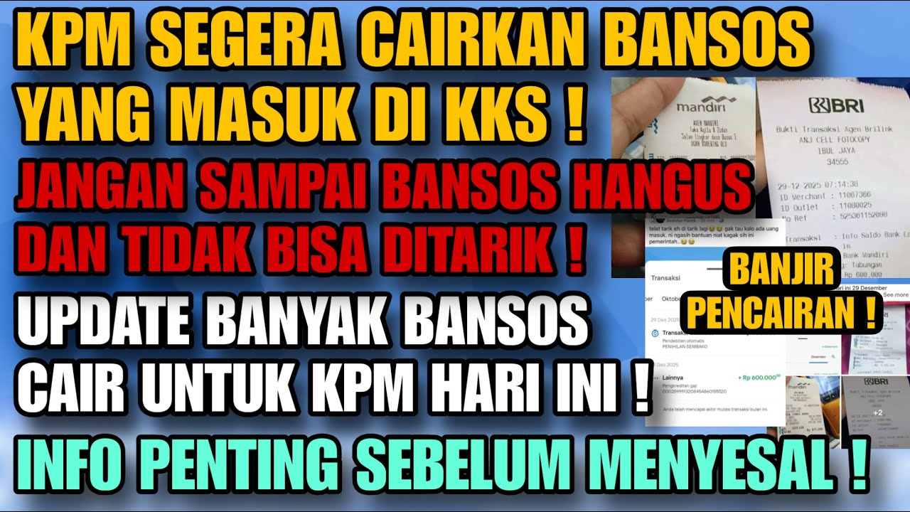 HEBOH! Banyak Bansos Tunai Masuk KKS! KPM Segera Cairkan Sebelum Dana Hangus, Kok Bisa?
