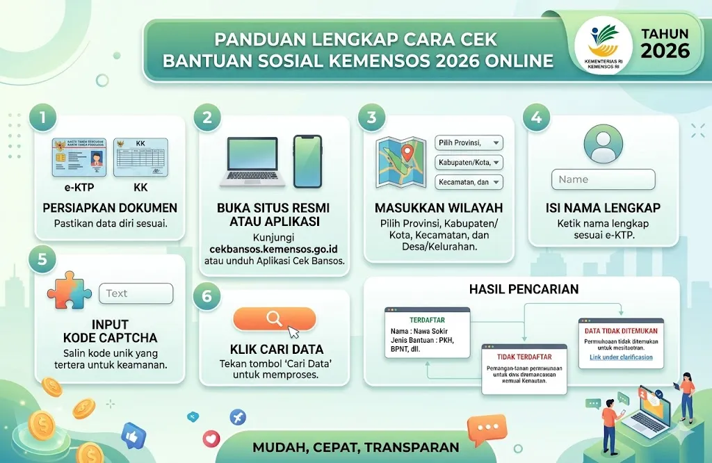 Update Terbaru! 2 Cara Mudah Cek Status Penerima PKH dan BPNT 2026 Secara Online