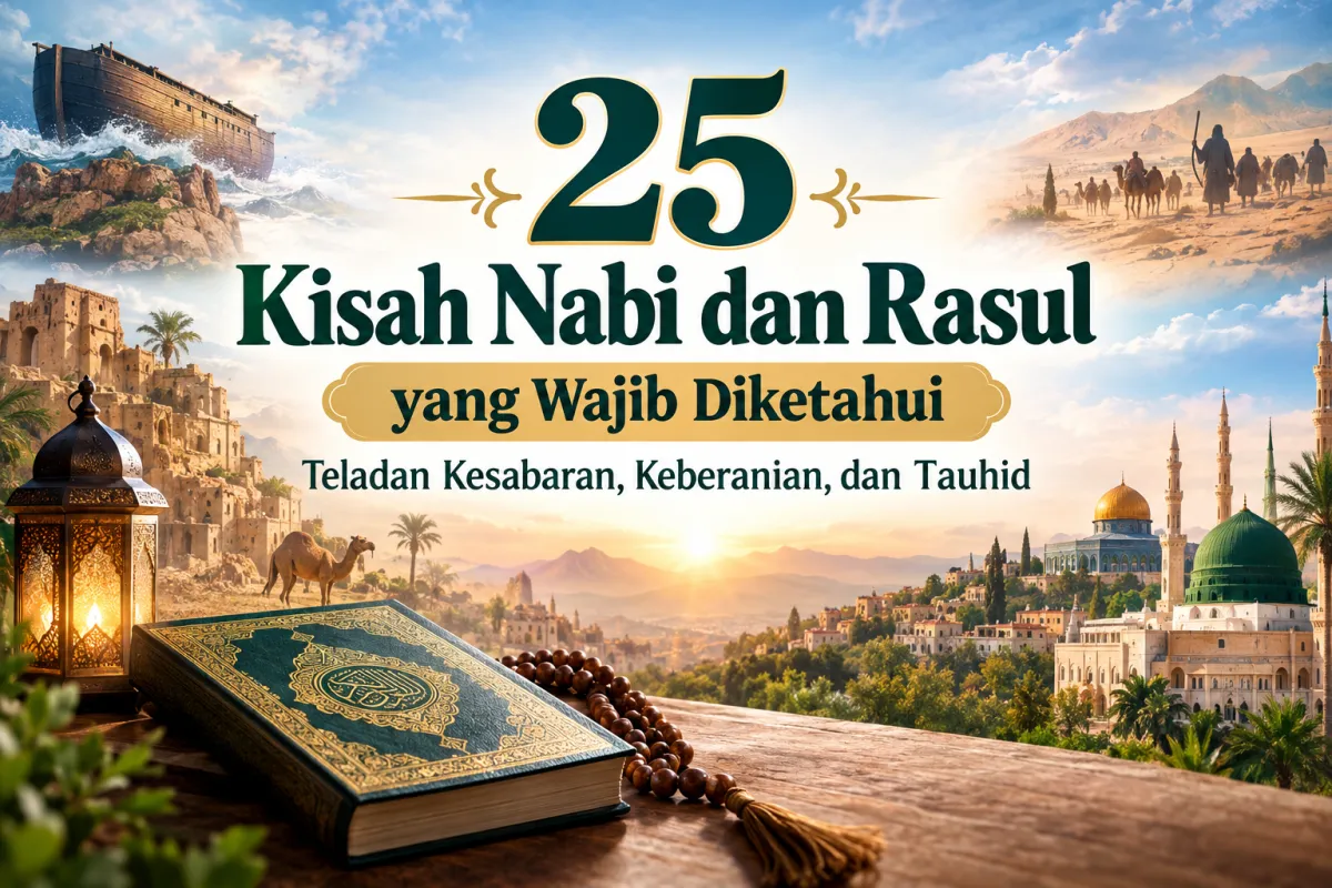 25 Kisah Nabi dan Rasul yang Wajib Diketahui: Teladan Kesabaran, Keberanian, dan Tauhid