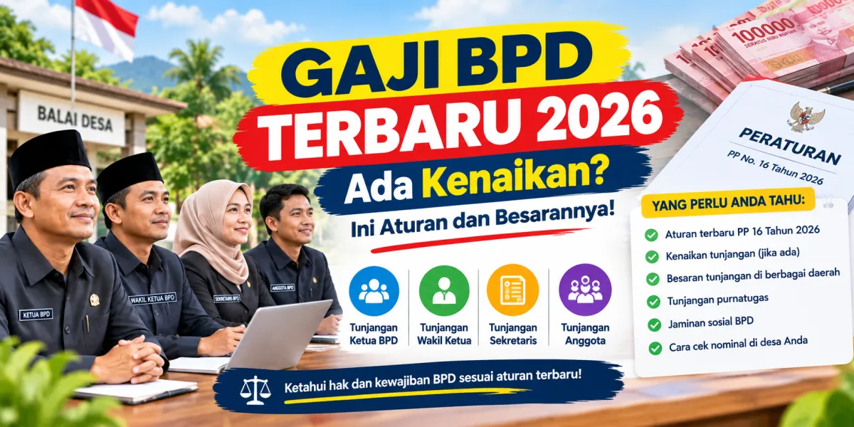 Gaji Ketua dan Anggota BPD Terbaru 2026: Ada Kenaikan? Ini Aturan dan Besarannya