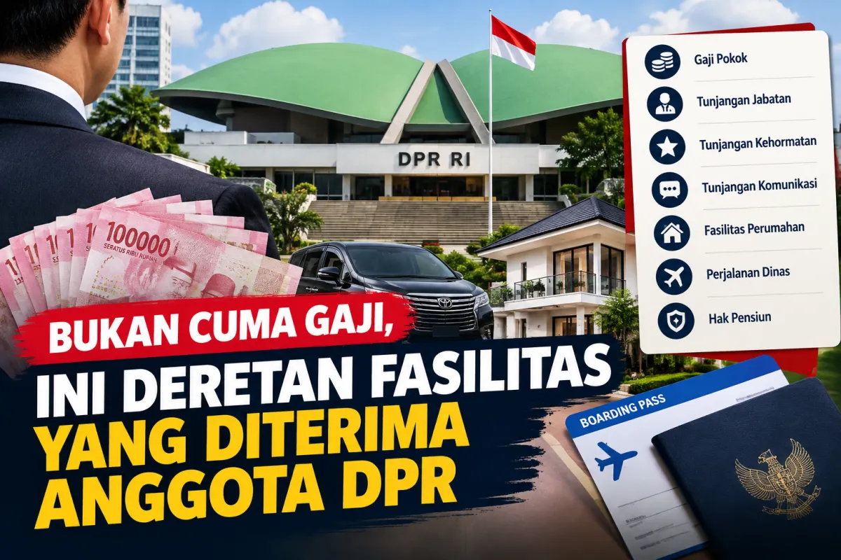 Segini Gaji dan Tunjangan Anggota DPR, Ada Fasilitas Perumahan hingga Perjalanan Dinas