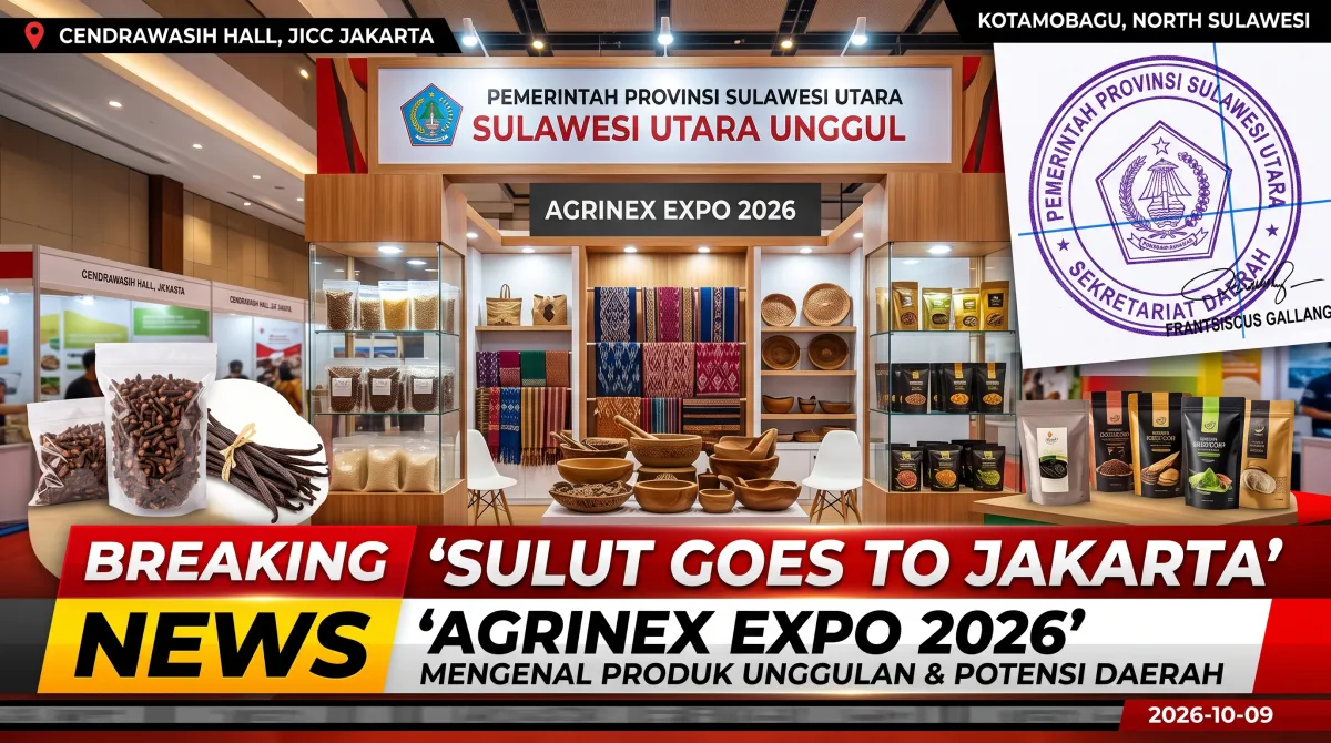 Pemprov Sulut Ajak Seluruh Bupati dan Walikota Boyong Produk Unggulan ke Agrinex Expo 2026 di Jakarta