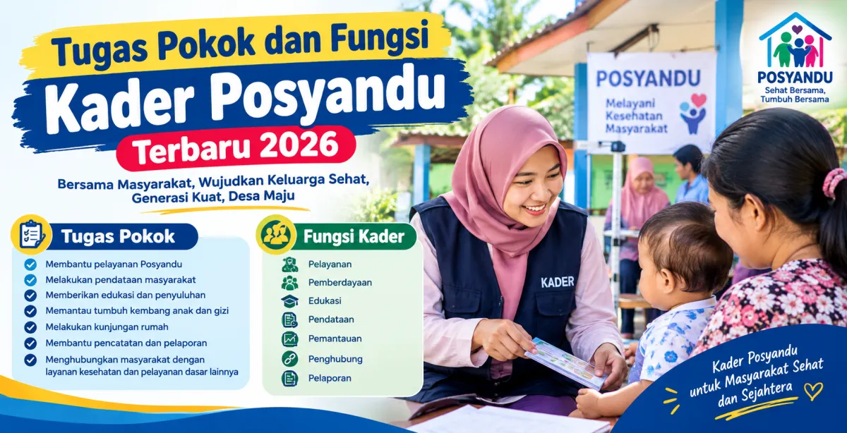 Tugas Pokok dan Fungsi Kader Posyandu Terbaru 2026: Peran, Kewajiban, dan Kegiatannya