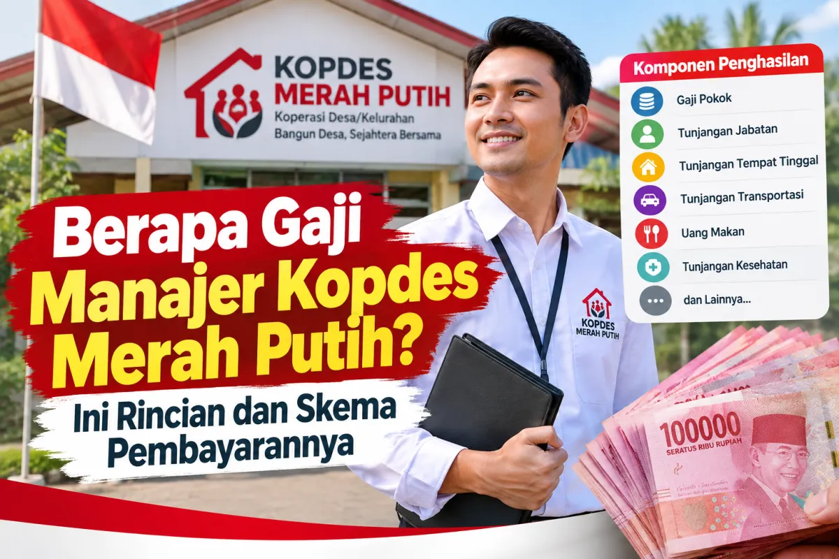 Bukan Rp16,25 Juta? Ini Penjelasan Soal Gaji Manajer Kopdes Merah Putih