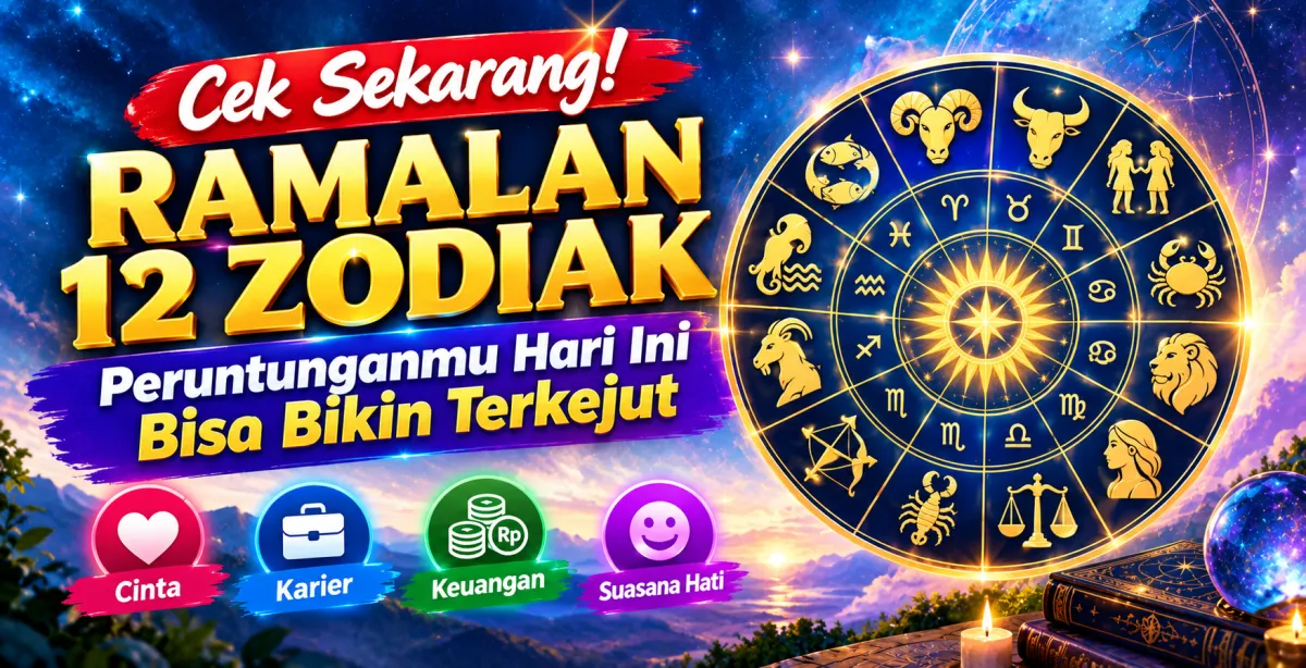 Cek Sekarang! Ramalan 12 Zodiak 16 September 2026, Peruntunganmu Hari Ini Bisa Bikin Terkejut