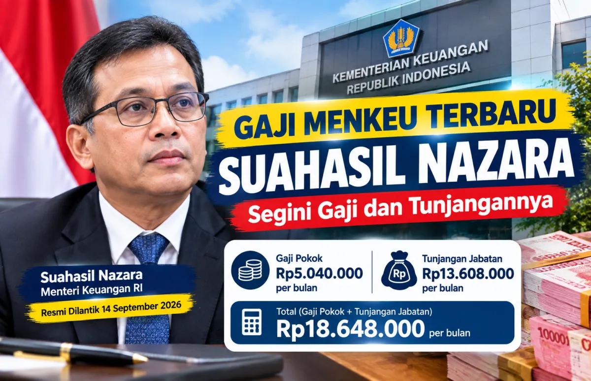 Suahasil Nazara Resmi Gantikan Purbaya, Segini Gaji dan Tunjangan Menkeu
