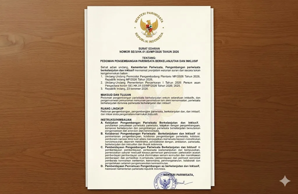 Kemenpar Terbitkan Surat Edaran Wisata Libur Sekolah 2026, Ini Poin-poin Pentingnya