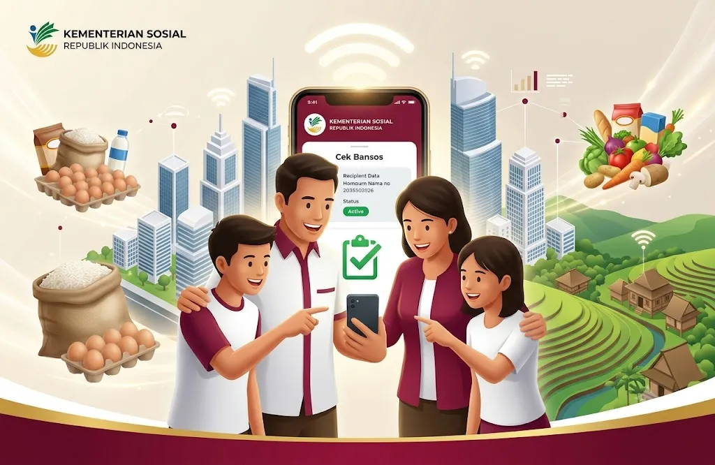 Cek Bansos Kemensos 2026 Cuma 2 Menit! Panduan Pakai NIK via Situs dan Aplikasi HP Tanpa Ribet