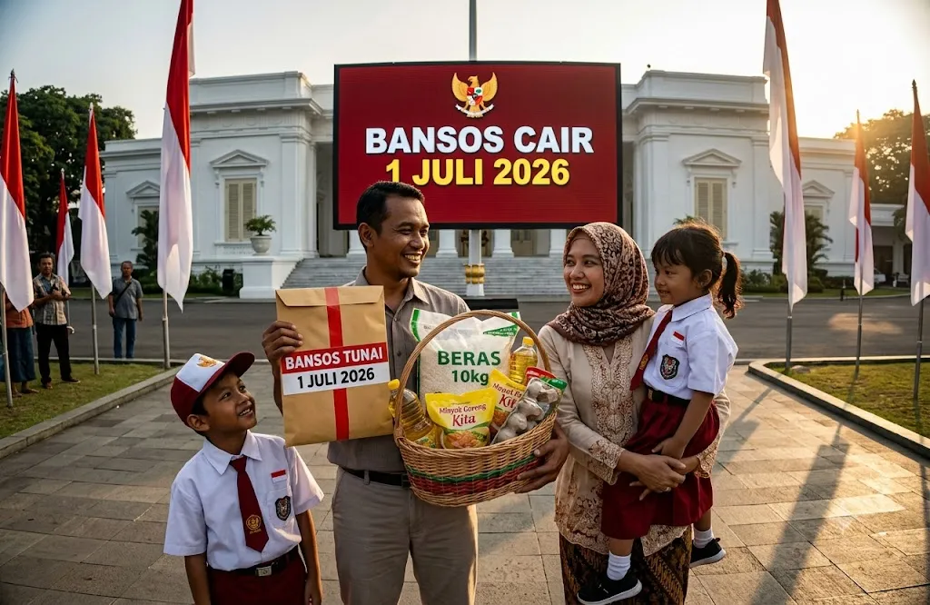 MENDADAK DIUMUMKAN PRESIDEN! 6 BANSOS POSITIF CAIR 1-8 JULI 2026 • BISA BELI SERAGAM DAN SEMBAKO