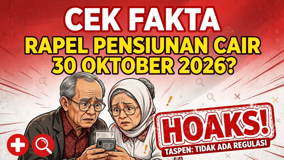 Benarkah Rapel Pensiunan PNS, TNI, Polri dan Janda/Duda Cair 30 Oktober 2026?