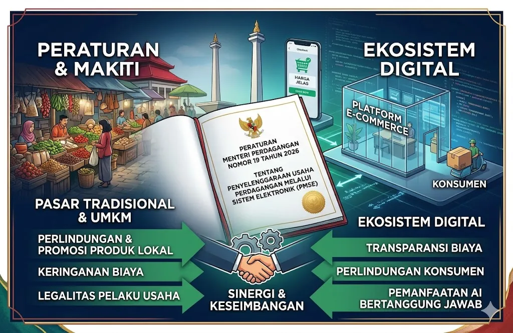 Permendag E-Commerce Baru Resmi Terbit, Aturan Ketat Lindungi Produk Lokal dan Konsumen