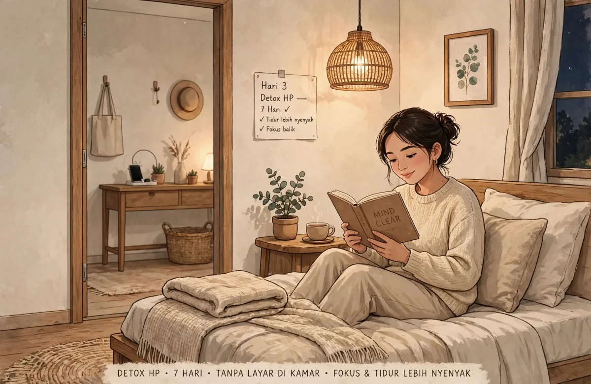 Digital Decluttering: Detox HP 7 Hari yang Bikin Fokus Balik dan Tidur Lebih Nyenyak