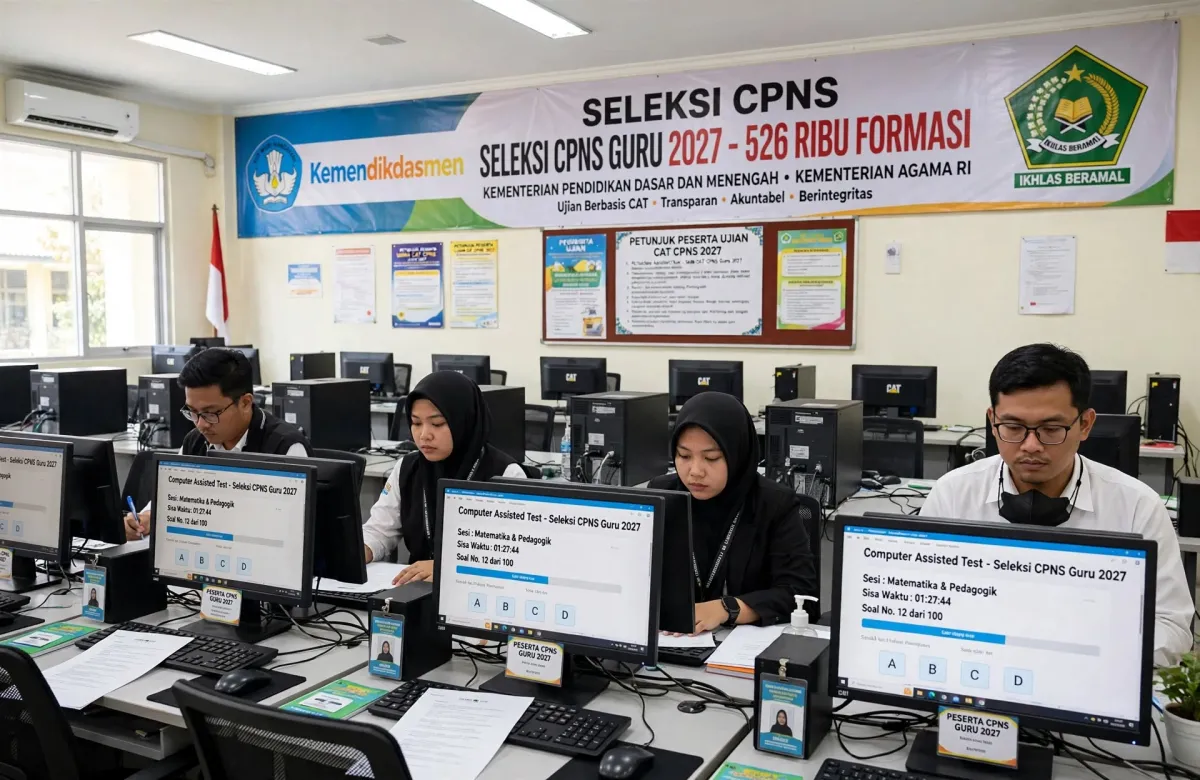 PPPK Paruh Waktu Akan Jadi Penuh Waktu 2027, Rekrutmen Guru Baru Dialihkan ke CPNS
