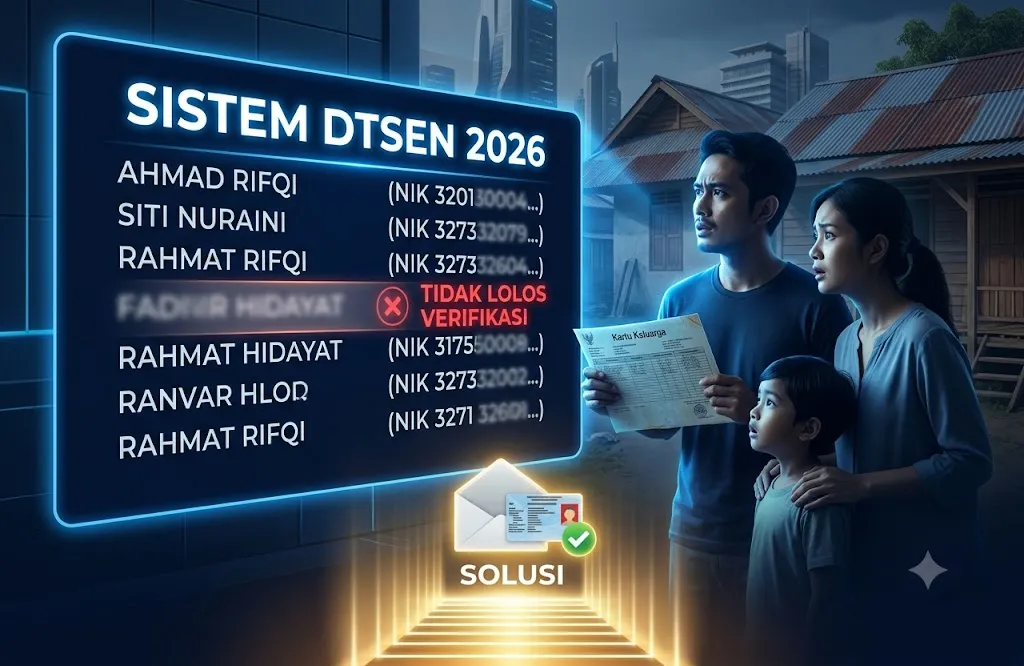 Penyebab Nama Hilang dari DTKS 2026: Ini Faktor-Faktor dan Solusinya
