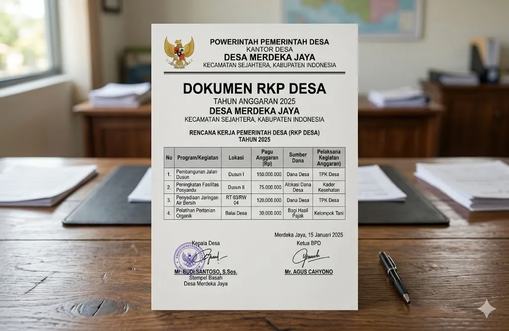 Apa Itu DU RKP Desa? Pengertian, Tujuan, dan Proses Penyusunannya