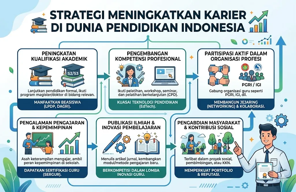 Strategi Meningkatkan Karier di Dunia Pendidikan Indonesia