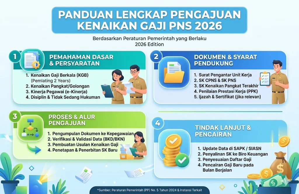 Panduan Lengkap Pengajuan Kenaikan Gaji PNS 2026