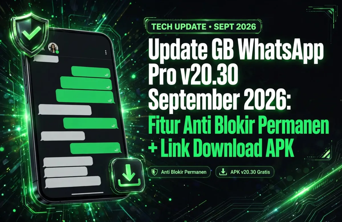 Update GB WhatsApp Pro v20.30 September 2026: Fitur Anti Blokir Permanen + Link Download APK