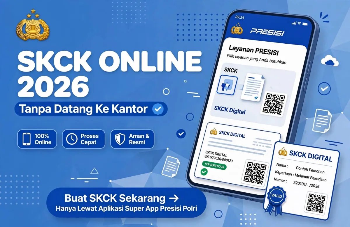 SKCK Kini Full Online! Cara Bikin Tanpa Antre di Polres Terbaru 2026
