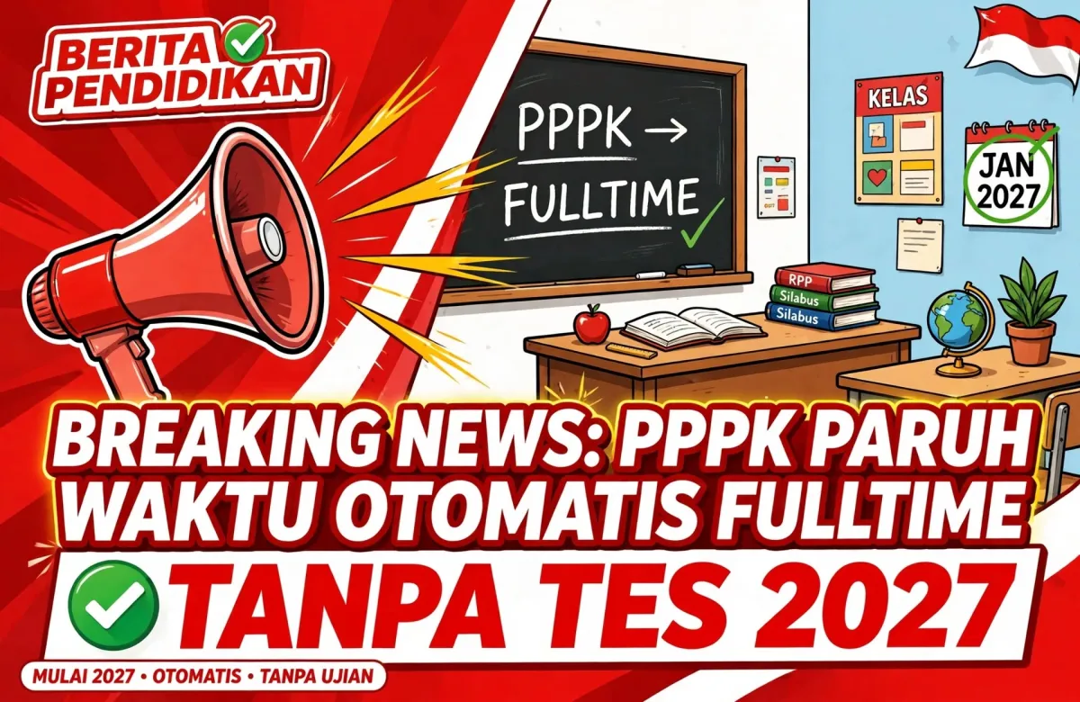Dirjen GTK Tegaskan: Guru PPPK Paruh Waktu Tak Perlu Tes Lagi Karena Sudah Lulus Seleksi