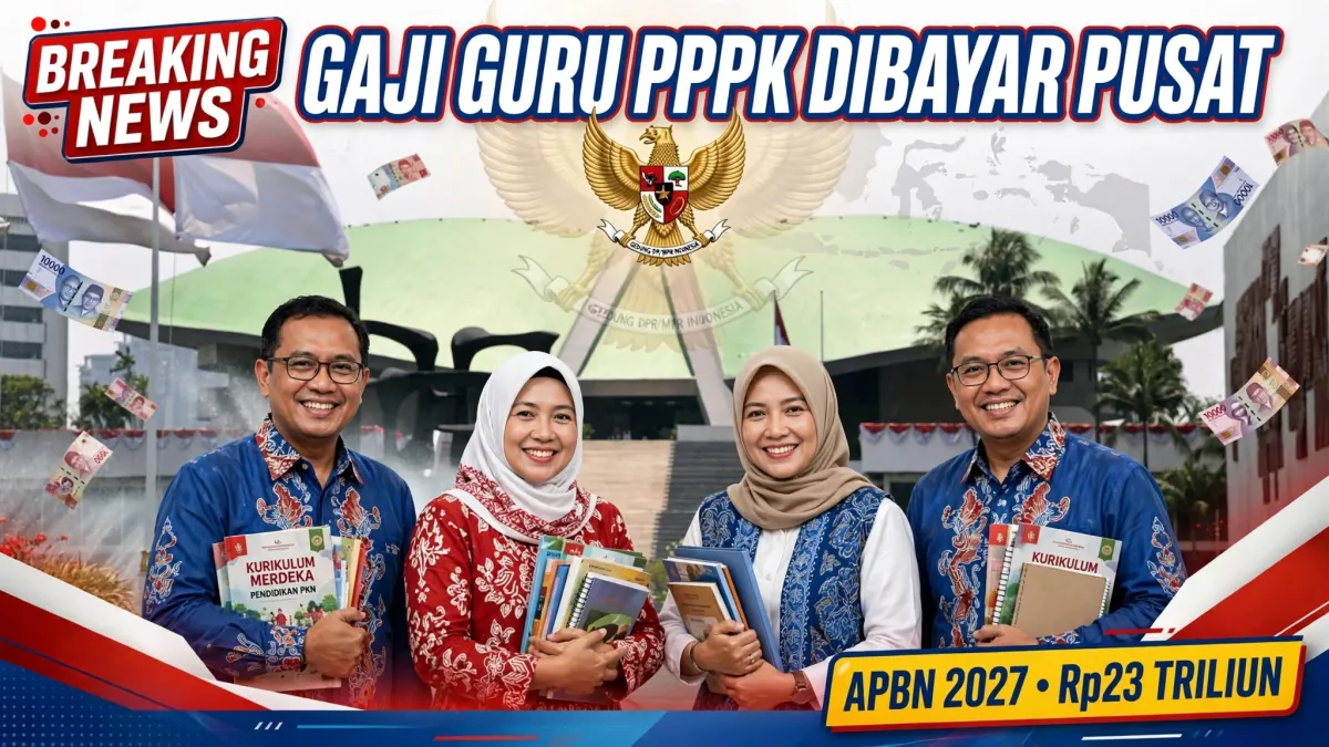 Beban APBD Lepas! Gaji Guru PPPK Diambil Alih Pemerintah Pusat