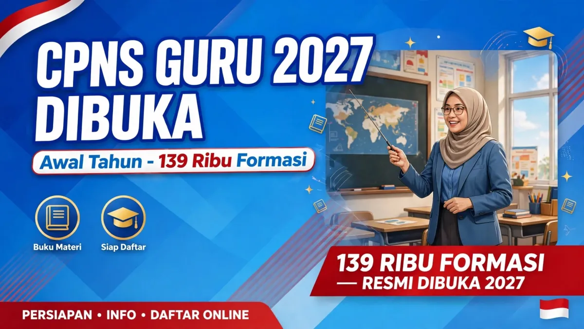 Gak Wajib PPG! Lulusan S1 Fresh Graduate Bisa Daftar CPNS Guru 2027