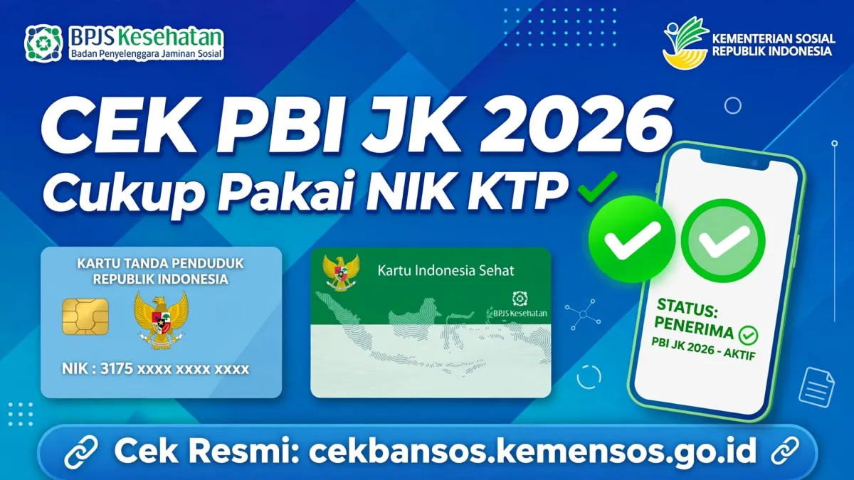 BPJS Gratis Masih Aktif? Cek Penerima PBI JK 2026 Online Cuma 2 Menit