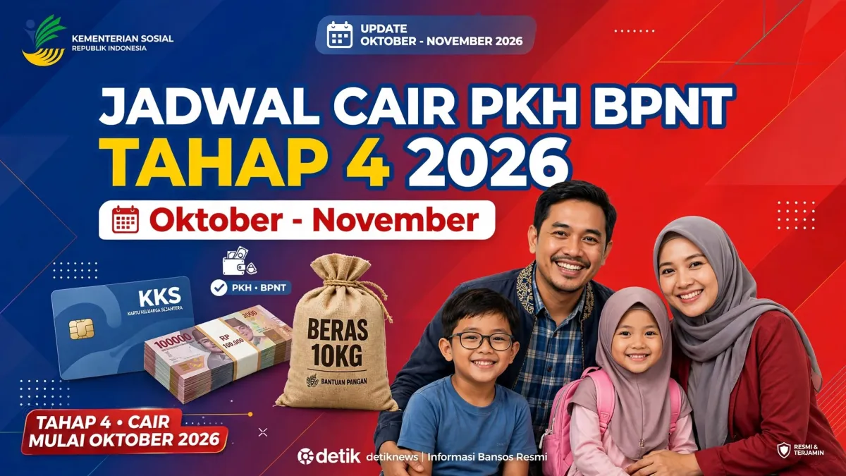 Jangan Ketinggalan! Jadwal Terbaru Bansos PKH BPNT Tahap 4 Oktober-Desember 2026