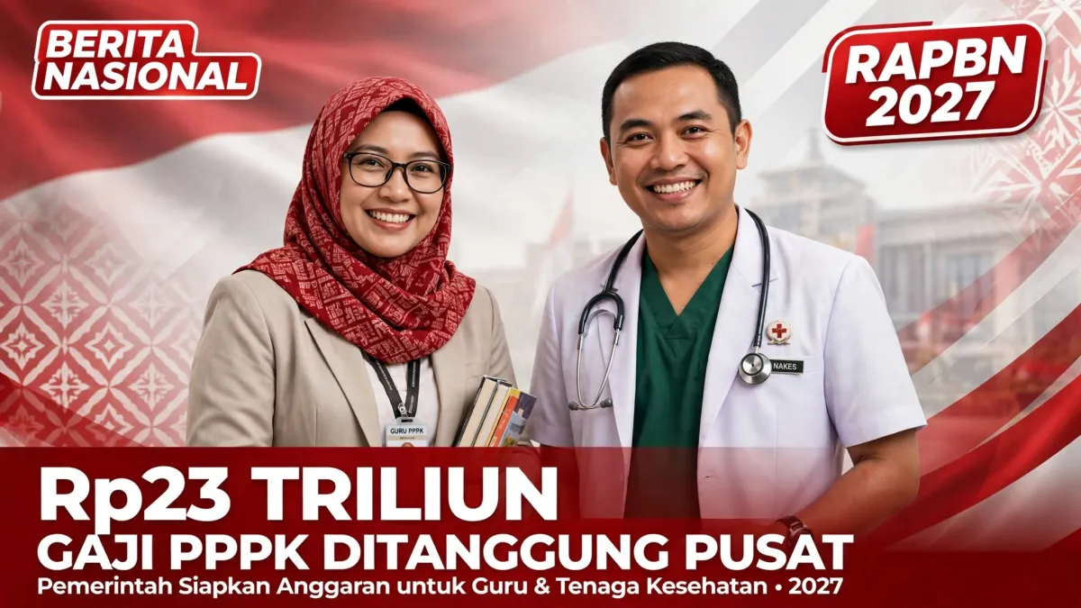 Kabar Gembira Guru & Nakes: Gaji PPPK Daerah Resmi Ditanggung Pemerintah Pusat