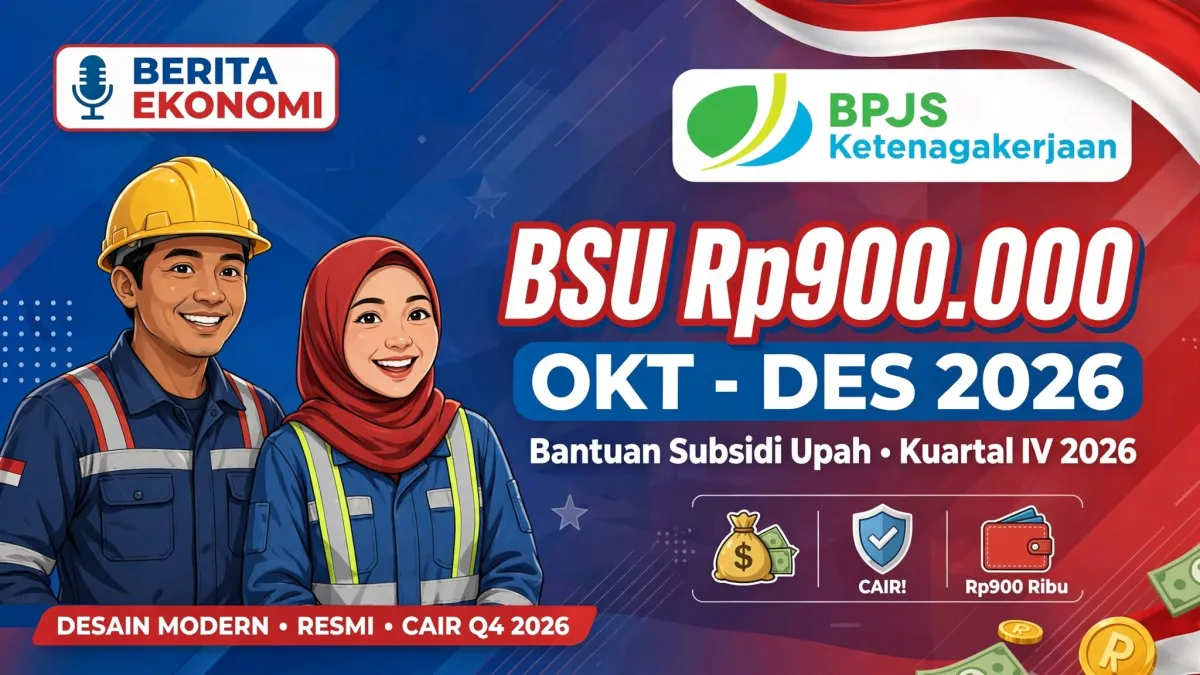 BSU Rp900 Ribu Cair Kuartal IV 2026: Jadwal, Syarat, dan Cara Cek Penerima