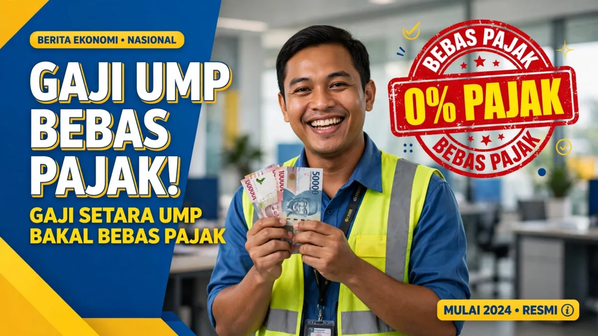 Lega! Kemenkeu Kaji Pembebasan Pajak untuk Pekerja UMP Mulai 2027