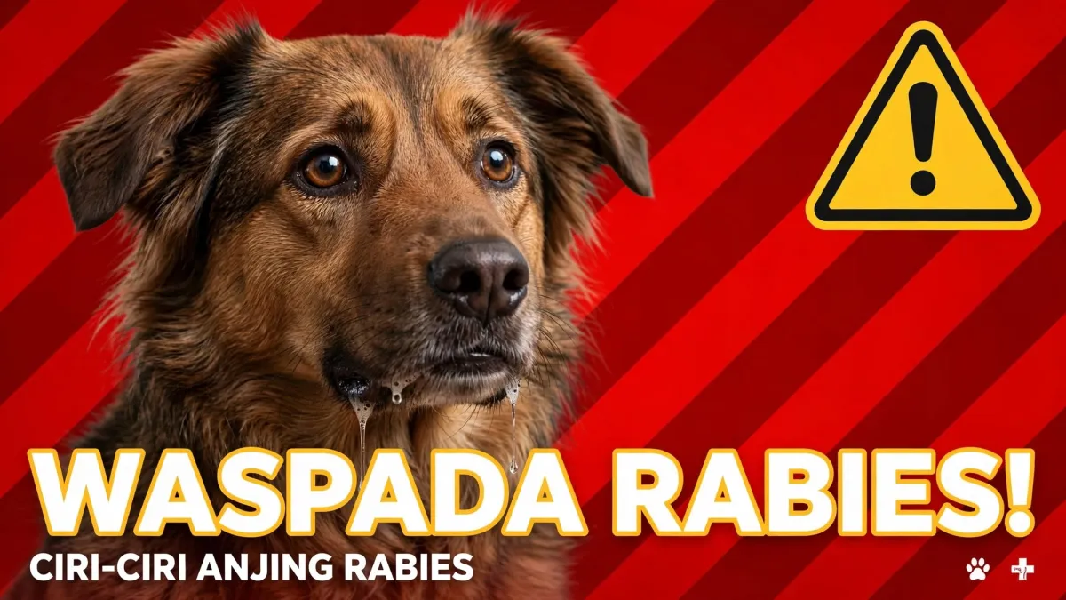 Waspada Anjing Gila! Ini Tanda-tanda Anjing Terkena Rabies yang Sering Diabaikan