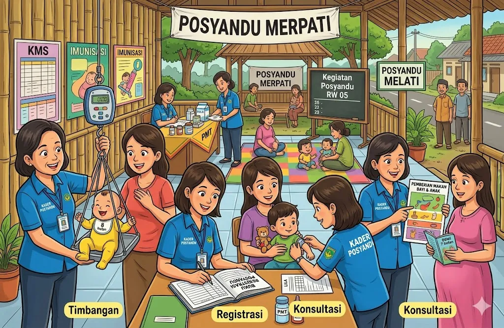 Insentif Kader Posyandu 2026: Dari Rp1 Juta di Bontang Hingga Rp26 Ribu di Jogja, Mana yang Lebih Tajir?