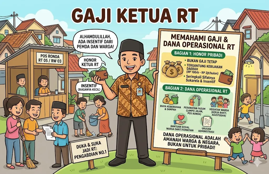 Update Gaji Ketua RT Terbaru 2026: Mana Daerah yang Paling Tinggi?