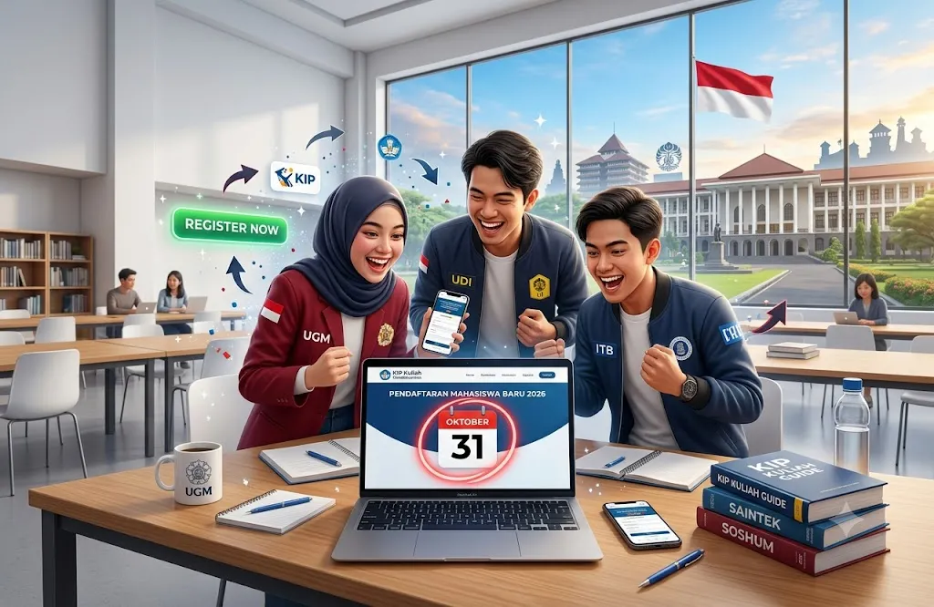 Pendaftaran KIP Kuliah 2026 Jalur Mandiri Masih Dibuka hingga 31 Oktober, Ini Link dan Tata Caranya