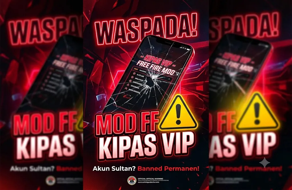 27 Juni 2026: Waspada Mod FF Kipas VIP, Benarkah Bisa Ubah Akun Biasa Jadi Sultan?