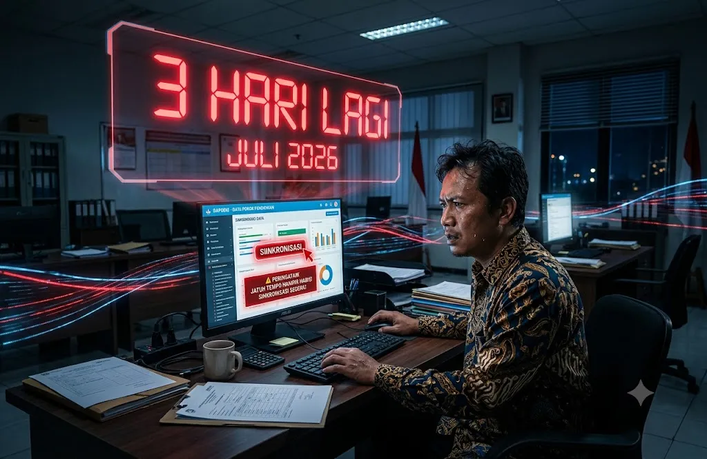 Hitung Mundur! Batas Akhir Sinkron Dapodik Juli 2026 Hanya Tersisa Beberapa Hari, Pastikan Guru Anda Tidak Kehilangan TPG
