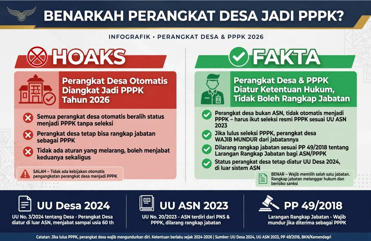 Benarkah Perangkat Desa Akan Diangkat Jadi PPPK? Ini Aturan Resmi Terbaru