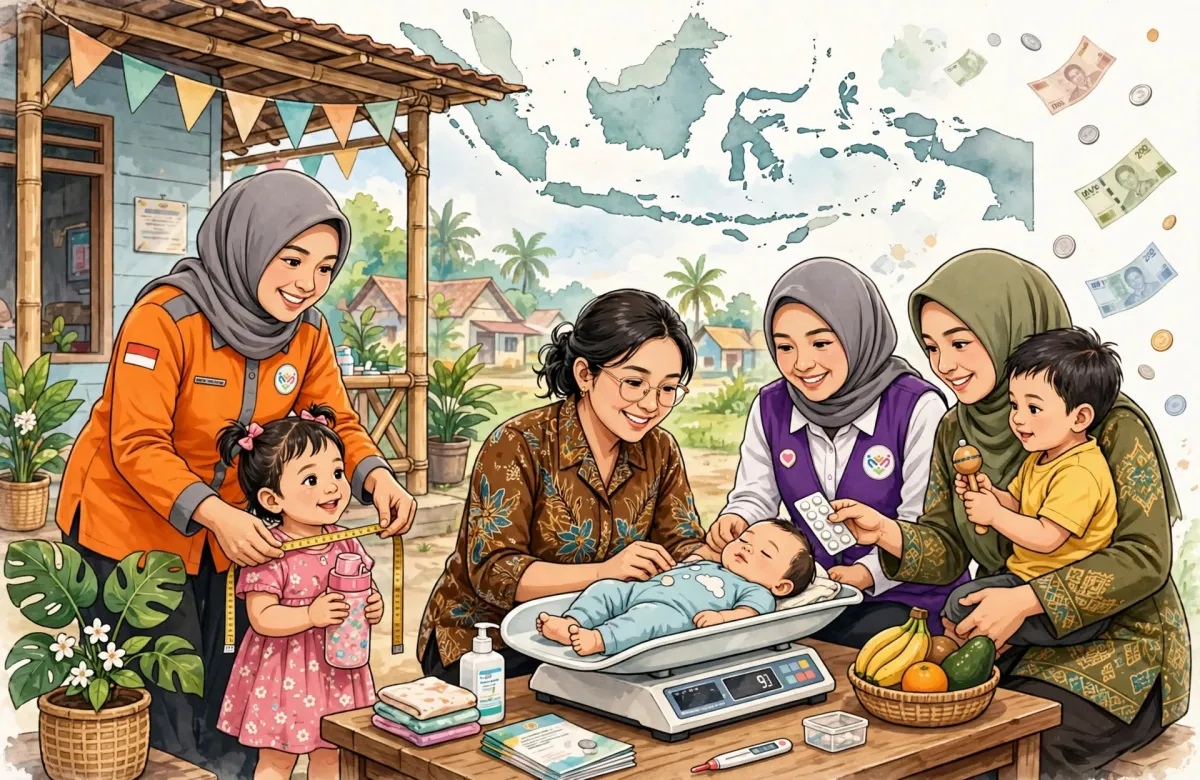 Gaji Kader Posyandu 2026 Tembus Rp1 Juta, Daerah Kamu Berapa?