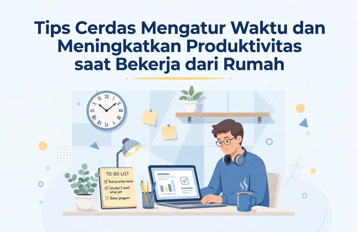 Tips Cerdas Mengatur Waktu dan Meningkatkan Produktivitas saat Bekerja dari Rumah