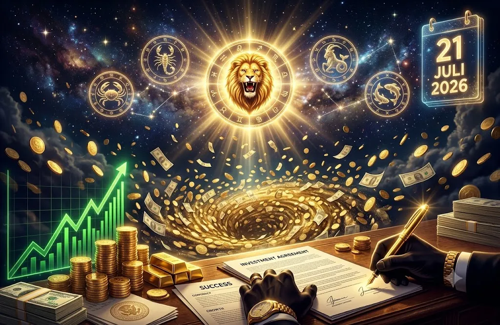 Siap-Siap Kebanjiran Rezeki! 6 Zodiak Paling Berlimpah Cuan di 21 Juli 2026: Leo Panen Peluang Bisnis