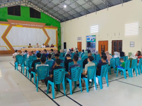 Pemdes Bungko Gelar Rapat Persiapan Kerja Bakti, Evaluasi Kinerja Perangkat dan Unsur Kelembagaan Desa serta Membahas Persiapan HUT Kotamobagu ke-116